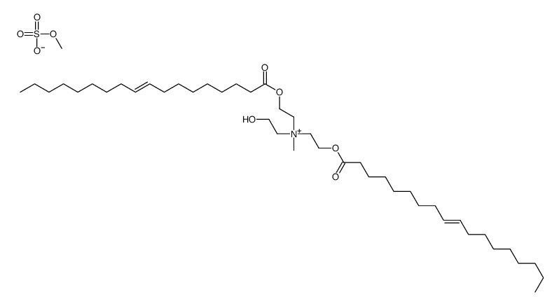 (2-hydroxyethyl)methylbis[2-(oleoyloxy)ethyl]ammonium methyl sulphate结构式