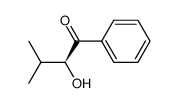 S-(+)-1-phenyl-2-hydroxy-3-methylbutanone结构式