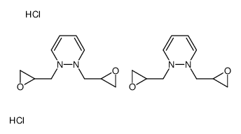 1,2-bis(oxiran-2-ylmethyl)-1H-pyridazin-1-ium,dichloride Structure