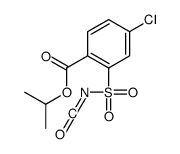 propan-2-yl 4-chloro-2-isocyanatosulfonylbenzoate结构式