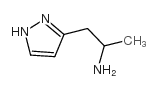 1-(1H-吡唑-3-基)丙-2-胺结构式