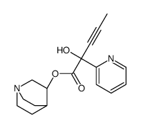 1-azabicyclo[2.2.2]octan-3-yl 2-hydroxy-2-pyridin-2-ylpent-3-ynoate Structure