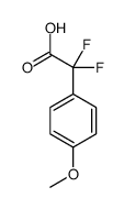 2,2-difluoro-2-(4-methoxyphenyl)acetic acid structure