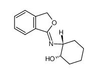 1,2-cis-(1,3-dihydroisobenzofuran-1-ylideneamino)cyclohexanol结构式