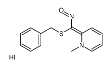 [benzylsulfanyl-(1-methylpyridin-2-ylidene)methyl]-oxoazanium,iodide结构式