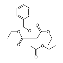 triethyl 2-phenylmethoxypropane-1,2,3-tricarboxylate Structure