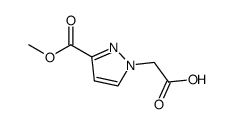 1-carboxymethyl-1H-pyrazole-3-carboxylic acid methyl ester结构式