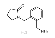 1-[2-(AMINOMETHYL)BENZYL]PYRROLIDIN-2-ONE HYDROCHLORIDE Structure