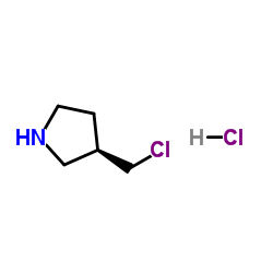 3(R)-CHLOROMETHYL-PYRROLIDINE HYDROCHLORIDE结构式