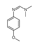 N,N-Dimethyl-N'-(4-methoxyphenyl)formamidine structure