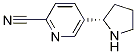 (S)-5-(吡咯烷-2-基)吡啶-2-甲腈结构式