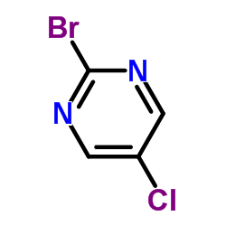 2-Bromo-5-chloropyrimidine Structure