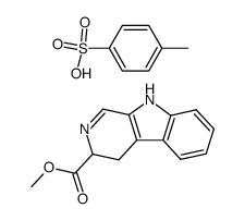 methyl L-3,4-dihydro-β-carboline-3-carboxylate 4-toluenesulfonic acid salt Structure