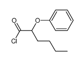 2-phenoxyhexanoyl chloride结构式