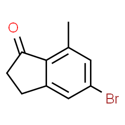 5-Bromo-7-methyl-2,3-dihydro-1H-inden-1-one structure