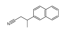 3-(naphthalen-2-yl)butanenitrile Structure