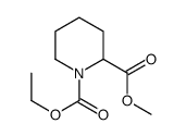 1,2-哌啶二羧酸 1-乙基 2-甲酯结构式