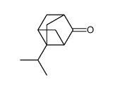 Tricyclo[3.2.1.03,6]octan-2-one, 6-(1-methylethyl)- (9CI) Structure