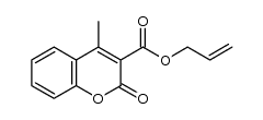 allyl 4-methyl-2-oxo-2H-chromene-3-carboxylate Structure