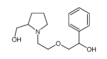 2-[2-[2-(hydroxymethyl)pyrrolidin-1-yl]ethoxy]-1-phenylethanol Structure