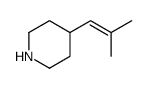 4-(2-methylprop-1-enyl)piperidine Structure