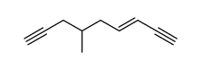 6-methyl-non-3-ene-1,8-diyne Structure