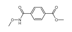 methyl 4-[(methoxyamino)carbonyl]benzoate结构式