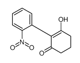 3-hydroxy-2-(2-nitrophenyl)cyclohex-2-en-1-one结构式