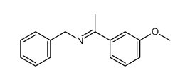 N-(1-(3-methoxyphenyl)ethylidene)-1-phenylmethanamine Structure