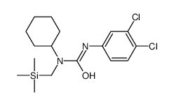 1-cyclohexyl-3-(3,4-dichlorophenyl)-1-(trimethylsilylmethyl)urea结构式