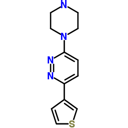 3-(1-Piperazinyl)-6-(3-thienyl)pyridazine Structure