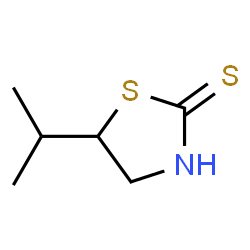 2-Thiazolidinethione,5-(1-methylethyl)-(9CI) structure