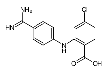 4'-amidinophenyl-4-chloroanthranilic acid Structure