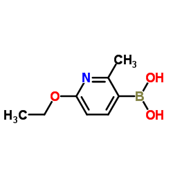 6-Ethoxy-2-methylpyridine-3-boronic acid structure