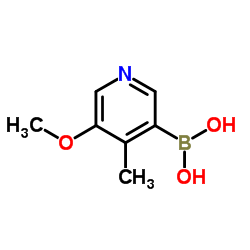 5-Methoxy-4-methylpyridine-3-boronic acid structure