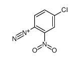 4-Chloro-2-nitrobenzenediazonium结构式