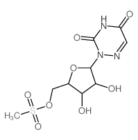 1,2,4-Triazine-3,5(2H,4H)-dione,2-[5-O-(methylsulfonyl)-b-D-ribofuranosyl]- picture