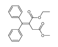 methyl 3-ethoxycarbonyl-4,4-diphenyl-3-butenoate Structure