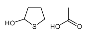 acetic acid,thiolan-2-ol Structure