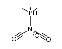 Ni(CO)3(trimethylphosphine)结构式