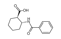 (1R,2R)-2-苯甲酰基氨基-环己烷羧酸结构式