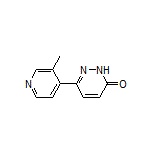 6-(3-Methylpyridin-4-yl)pyridazin-3(2H)-one Structure