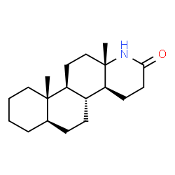 17a-Aza-D-homo-5α-androstan-17-one structure