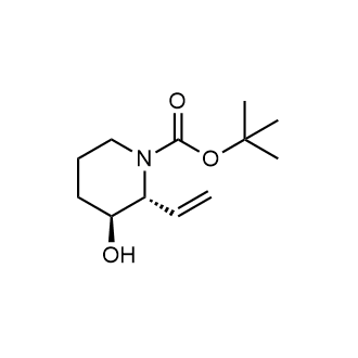 (2R,3S)-3-羟基-2-乙烯基哌啶-1-羧酸叔丁酯图片