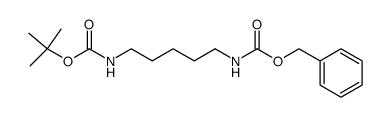 benzyl tert-butyl pentane-1,5-diyldicarbamate结构式