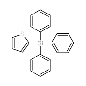 triphenyl-thiophen-2-yl-silane Structure