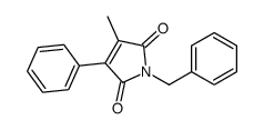 1-benzyl-3-methyl-4-phenylpyrrole-2,5-dione Structure