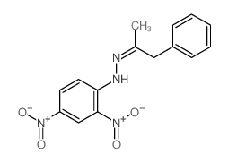 2,4-dinitro-N-(1-phenylpropan-2-ylideneamino)aniline结构式