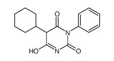 1-Phenyl-5-cyclohexylbarbituric acid Structure