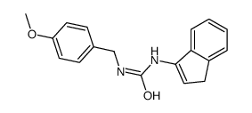 1-(3H-inden-1-yl)-3-[(4-methoxyphenyl)methyl]urea Structure